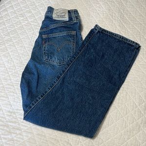 levi’s wide leg ribcage jeans size 26